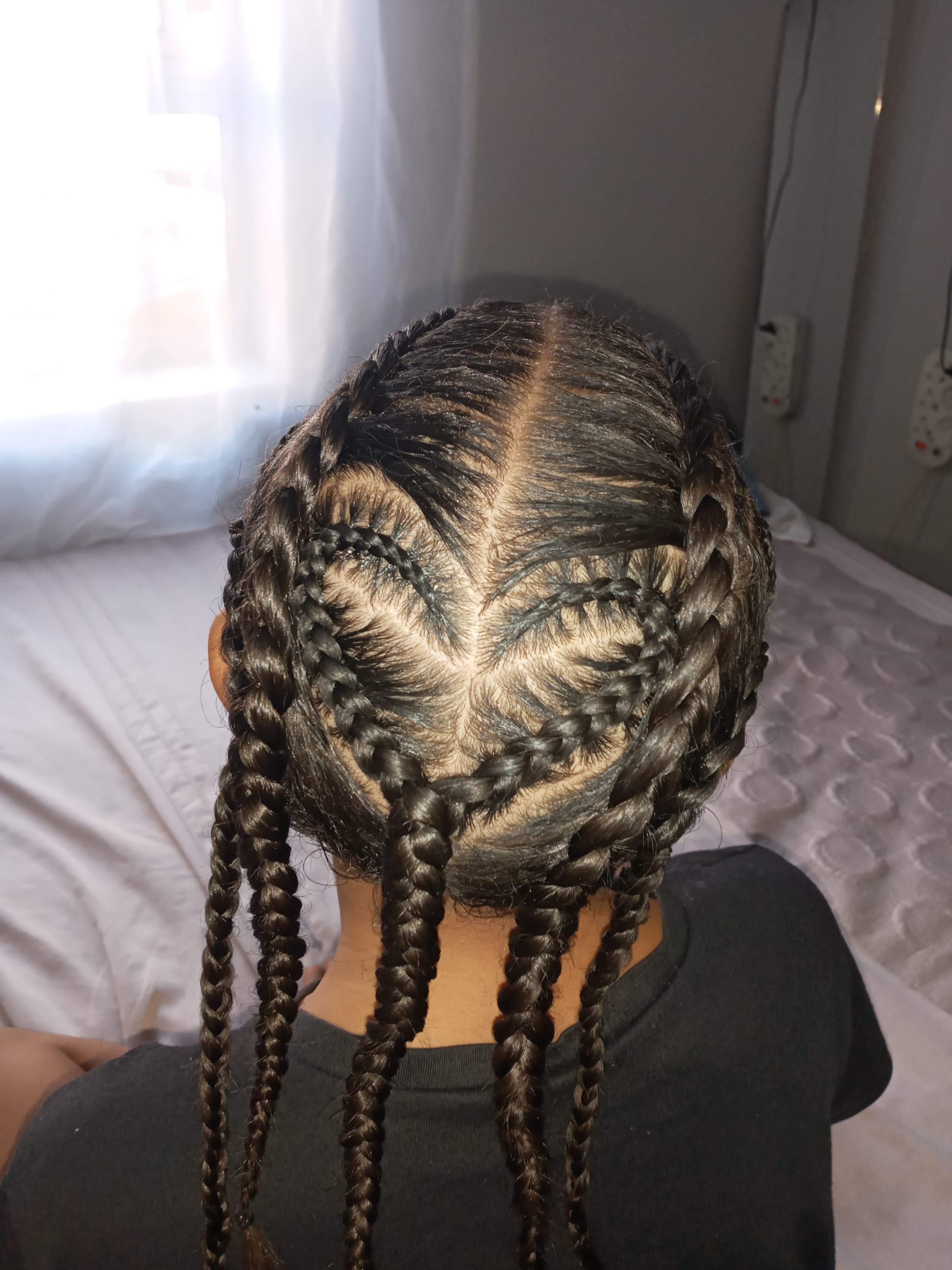 2 feed braids